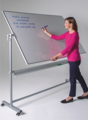 WriteOn Laminate Mobile Revolving Whiteboards